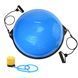Балансувальна платформа Cornix Bosu Ball 58 см з еспандерами XR-0457 Blue XR-0457 фото 1