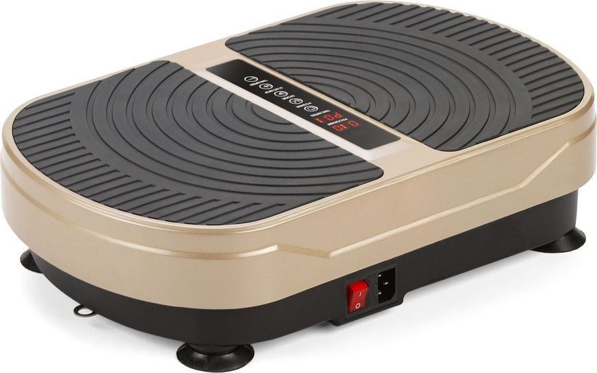 Вібраційна платформа Gymtek XP300 золотистий &ndash; вібротренажер для дому та схуднення 5905884427156 фото