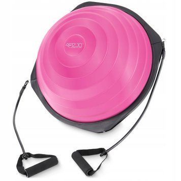 Балансувальна платформа 4FIZJO Bosu Ball 60 см Pink (P-5905973402453) 146491-2692 фото