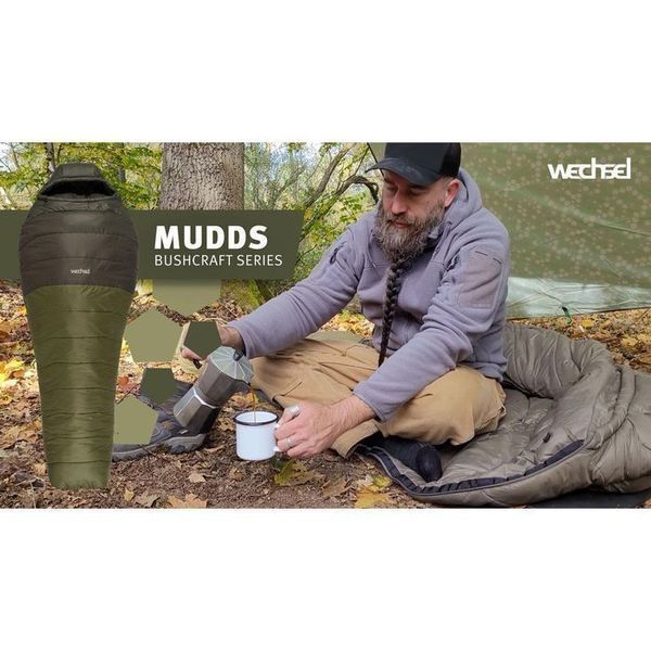 Спальний мішок Wechsel Mudds Summer 8&deg; M TL Olive/Mud Green Left (232048) 104164-1106821 фото