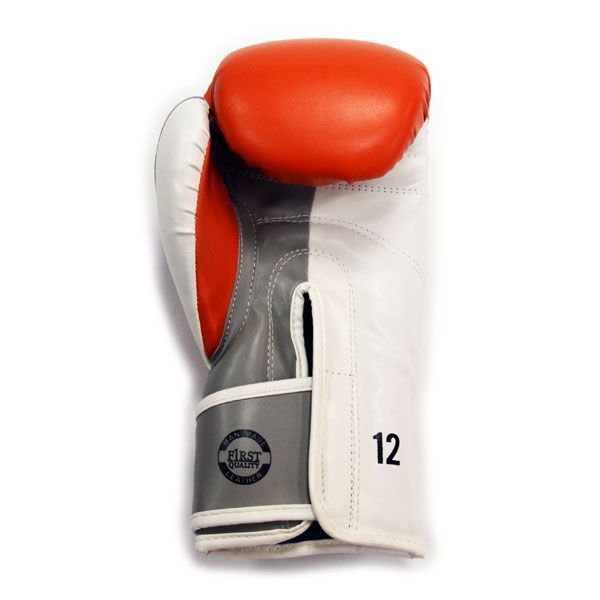 Рукавички боксерські THOR ULTIMATE 14oz / PU / оранжево-біло-сірі 149498-1888 фото