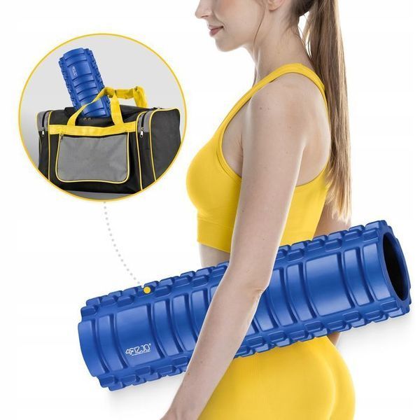 Масажний ролик 4FIZJO 45 x 13.5 см (валик, роллер) Blue (P-5907739310552) 147934-2692 фото