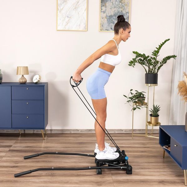 Степпер Gymtek XST700 чорний &ndash; ваш домашній фітнес-тренер у компактному форматі 5905884423165 фото