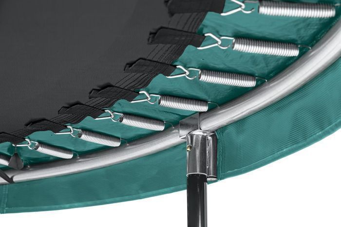 Батут Salta Comfort Edition 396 см з захисною сіткою Green 5077G 17580-09 фото