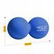 Масажний м'яч подвійний 4FIZJO Lacrosse Double Ball 6.5 x 13.5 см Blue (P-5907739314321) 154223-2692 фото 5