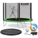 Батут Hop-Sport з зовнішньою сіткою 10ft (305cm) Зелений 2106-1664 фото 1