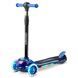 Самокат дитячий Ricokids Piko зі світлодіодними колесами чорно-синій 765012 фото 3