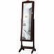 Дзеркало шафа підлогова Costway Antique для біжутерії коричневий JV10771CF фото 8