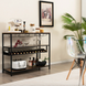 Стіл для кухні Costway Alfred фуршетний в стилі Loft 5903332062208 фото 3