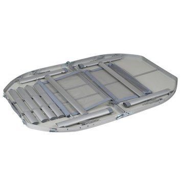 Стіл Bo-Camp Premium Oval 120x80 cm Grey (1404420) 108833-1106821 фото