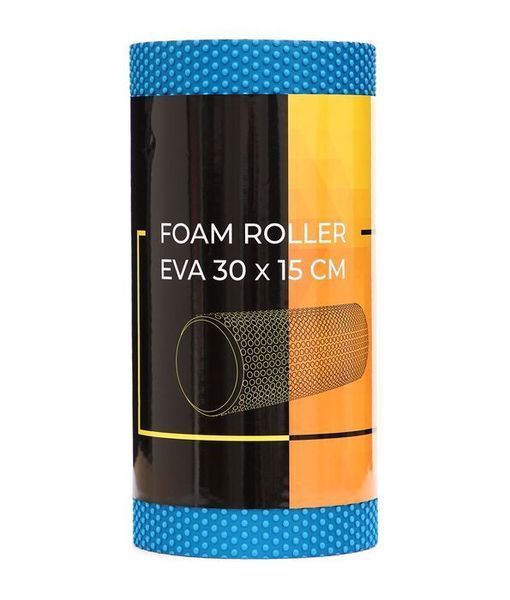 Масажний ролик Cornix EVA+ 30 x 15 см (валик, роллер) XR-0301 Blue 143245-2692 фото