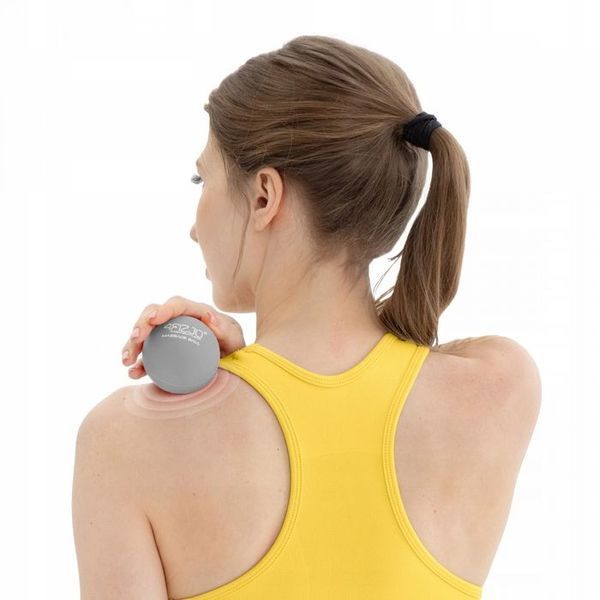 Масажний м'яч 4FIZJO Lacrosse Ball 6.25 см Grey (P-5907739314314) P-5907739314314 фото