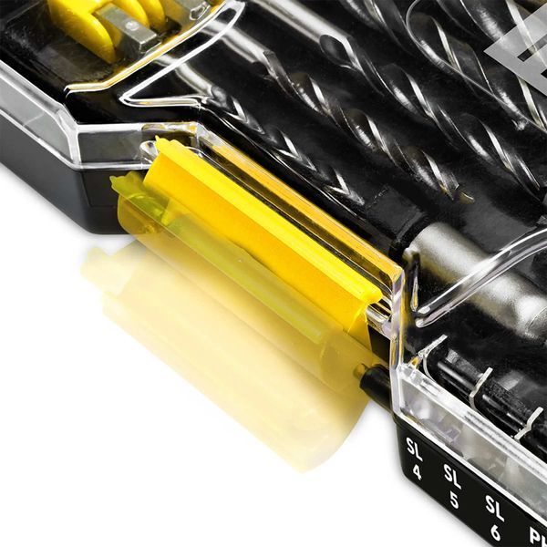 Набір біт і свердел Trotec 49 pieces Hexagon Shank Drill and Bit Set (6200001160) DAS302819 фото