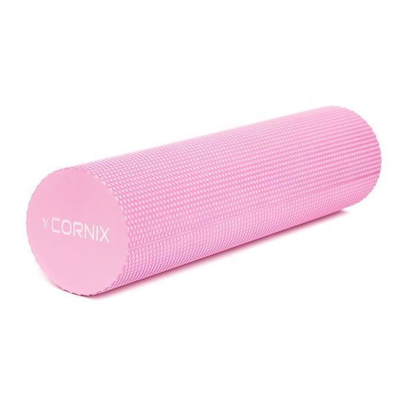 Масажний ролик Cornix EVA+ 60 x 15 см (валик, роллер) XR-0308 Pink XR-0308 фото