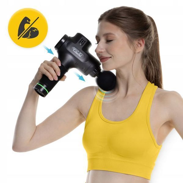 Ручний перкусійний масажер 4FIZJO Massage Gun PRO+ 250 Вт масажний пістолет (P-5907739311139) P-5907739311139 фото