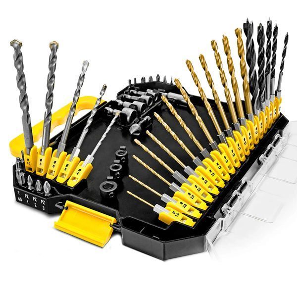 Набір біт і свердел Trotec 49 pieces Hexagon Shank Drill and Bit Set (6200001160) DAS302819 фото