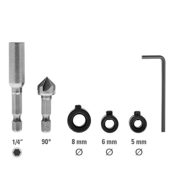 Набір біт і свердел Trotec 49 pieces Hexagon Shank Drill and Bit Set (6200001160) DAS302819 фото