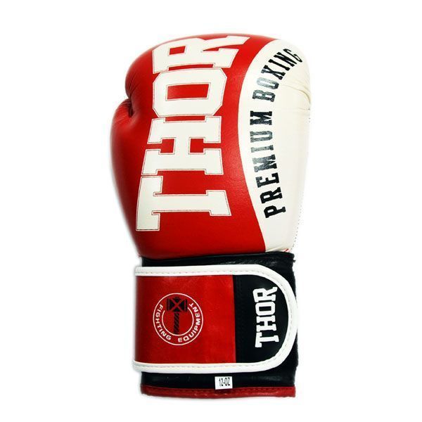 Рукавички боксерські THOR SHARK 16oz / PU / червоні 3443-1888 фото