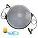 Балансувальна платформа (півсфера) Cornix Bosu Ball XR-0455 58 см з еспандерами сірий XR-0455 фото 1