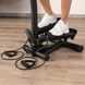 Степпер Gymtek XST900 чорний &ndash; комплексний домашній тренажер з рукоятками та еспандерами 5905884423172 фото 8