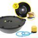 Балансувальна платформа (півсфера) Cornix Bosu Ball XR-0455 58 см з еспандерами сірий XR-0455 фото 4