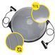 Балансувальна платформа (півсфера) Cornix Bosu Ball XR-0455 58 см з еспандерами сірий XR-0455 фото 7