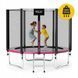Батут із зовнішньою сіткою 4FIZJO Classic 8FT 252 см Black/Pink (P-5907739314536) 154721-2692 фото 9