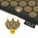 Килимок акупунктурний з валиком 4FIZJO Classic Mat XL Аплікатор Кузнєцова Black/Gold (P-5907739315052) 154224-2692 фото 6