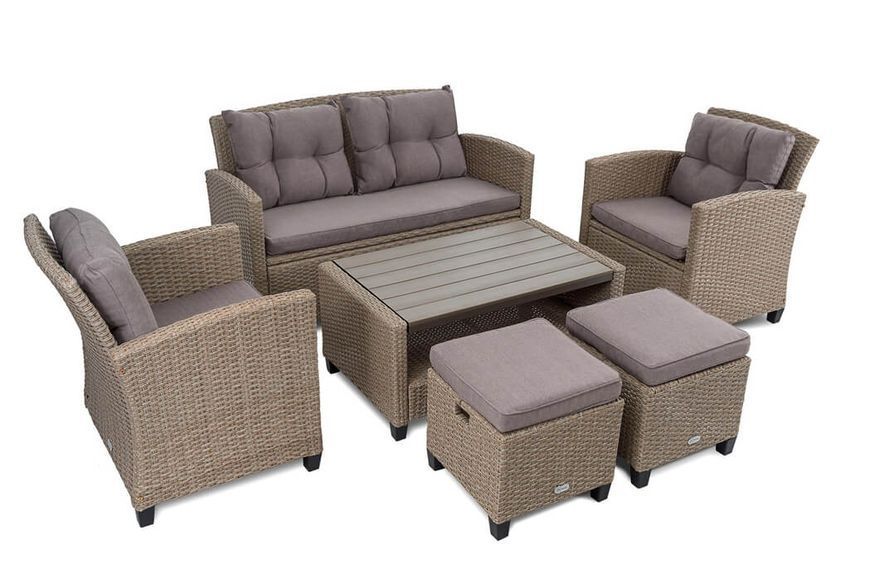 Набір садових меблів DiVolio FIRENZE DV-016GF Бежевий 5902308220911 фото