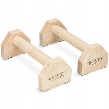 Упори для віджимань (паралетси) 4FIZJO 30 см дерев'яні (P-5905973407052) P-5905973407052 фото
