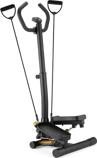 Степпер Gymtek XST900 золотистий &ndash; ефективний домашній тренажер з рукоятками та еспандерами 5905884423356 фото