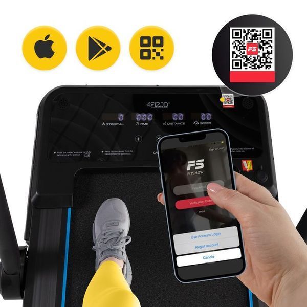 Бігова доріжка електрична 4FIZJO TM Ultra &mdash; компактний домашній тренажер для бігу та кардіо P-5907739319357 фото