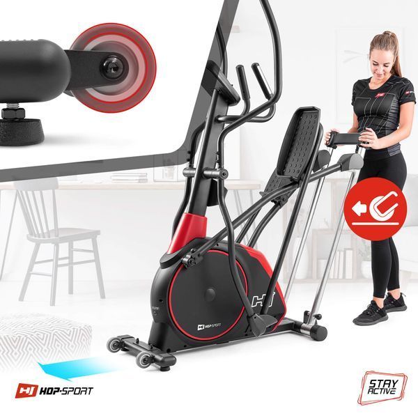 Орбітрек електромагнітний Hop-Sport HS-095CF Prizm Black+ мат 21368-1664 фото