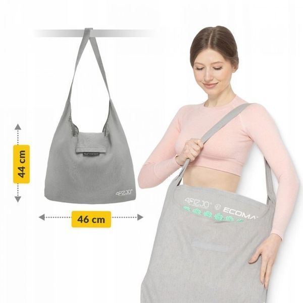Килимок акупунктурний з подушкою 4FIZJO Eco Mat Аплікатор Кузнєцова Grey/Mint (P-5907739312181) 145448-2692 фото