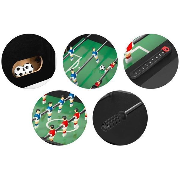Настільний футбол Neo-Sport 121 x 61 x 80 см NS-803 чорний 180300 фото