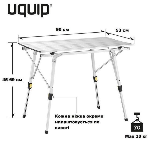 Стіл Uquip Variety M Grey (244112) DAS301069 фото