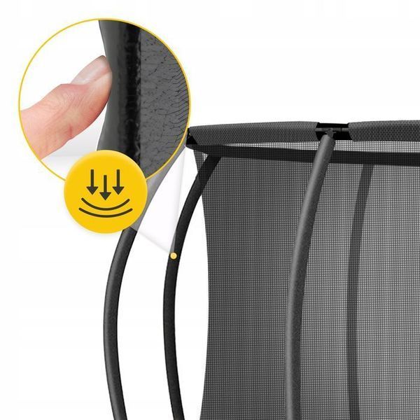 Батут із внутрішньою сіткою 4FIZJO PRO 16FT 496 см Black/Green (P-5907739319241) 154722-2692 фото