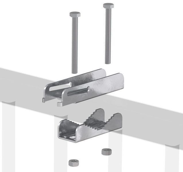 Сушарка для білизни навісна Colombo Balcony with clamps (STZAN2) 931877 фото