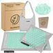Килимок акупунктурний з подушкою 4FIZJO Eco Mat Аплікатор Кузнєцова Grey/Mint (P-5907739312181) 145448-2692 фото 1