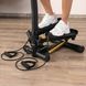 Степпер Gymtek XST900 золотистий &ndash; ефективний домашній тренажер з рукоятками та еспандерами 5905884423356 фото 8