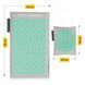 Килимок акупунктурний з подушкою 4FIZJO Eco Mat Аплікатор Кузнєцова Grey/Mint (P-5907739312181) 145448-2692 фото 6