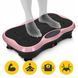 Віброплатформа для тренувань 4FIZJO Ultra+ з пультом та еспандерами Black/Pink (P-5905973402880) 152551-2692 фото 8