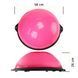 Балансувальна платформа (півсфера) Cornix Bosu Ball XR-0456 58 см з еспандерами рожевий XR-0456 фото 5