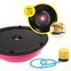 Балансувальна платформа (півсфера) Cornix Bosu Ball XR-0456 58 см з еспандерами рожевий XR-0456 фото 4