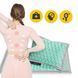 Килимок акупунктурний з подушкою 4FIZJO Eco Mat Аплікатор Кузнєцова Grey/Mint (P-5907739312181) 145448-2692 фото 8