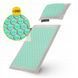 Килимок акупунктурний з подушкою 4FIZJO Eco Mat Аплікатор Кузнєцова Grey/Mint (P-5907739312181) 145448-2692 фото 2