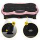 Віброплатформа для тренувань 4FIZJO Ultra+ з пультом та еспандерами Black/Pink (P-5905973402880) 152551-2692 фото 10