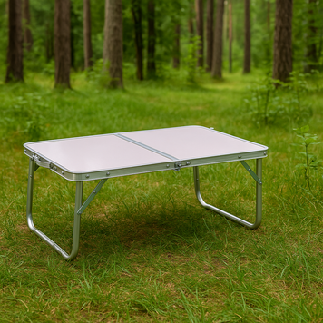Стіл туристичний Chomik Garden Line HOLMEN 60x40x26,5см складаний білий 103961-1664 фото
