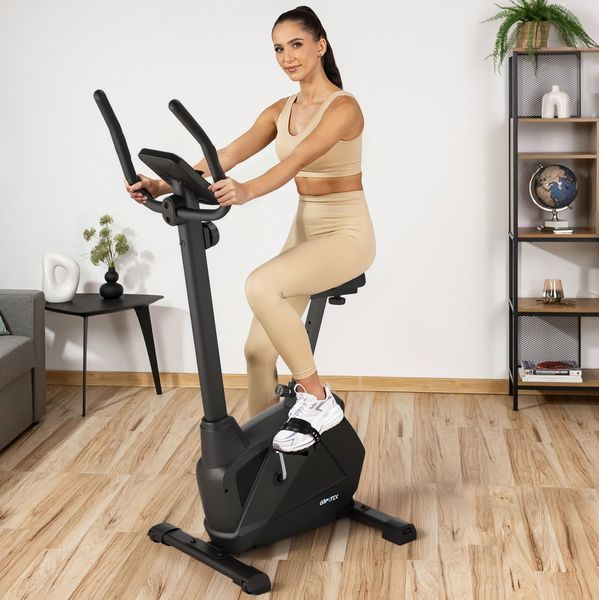 Велотренажер Gymtek XB1300 чорний &ndash; домашній магнітний велотренажер для фітнесу 5905884425817 фото