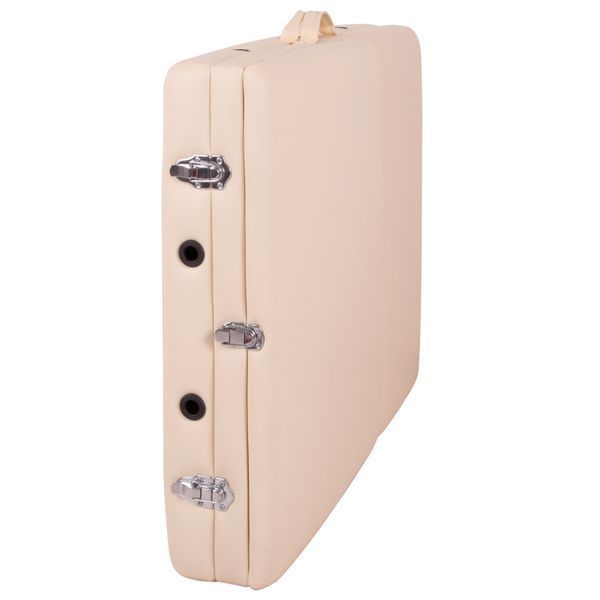 Масажний стіл inSPORTline Japane 3-Piece Wooden - кремово-жовтий 9408-1 фото